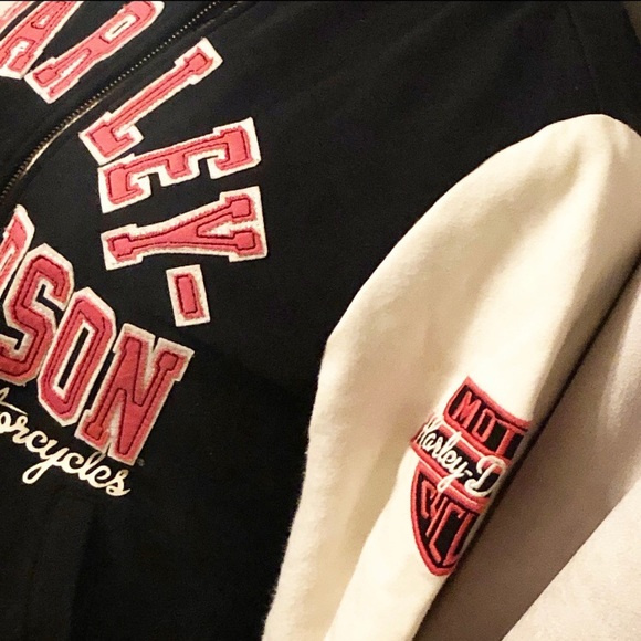 Harley Davidson letterman jacket. - Picture 4 of 5